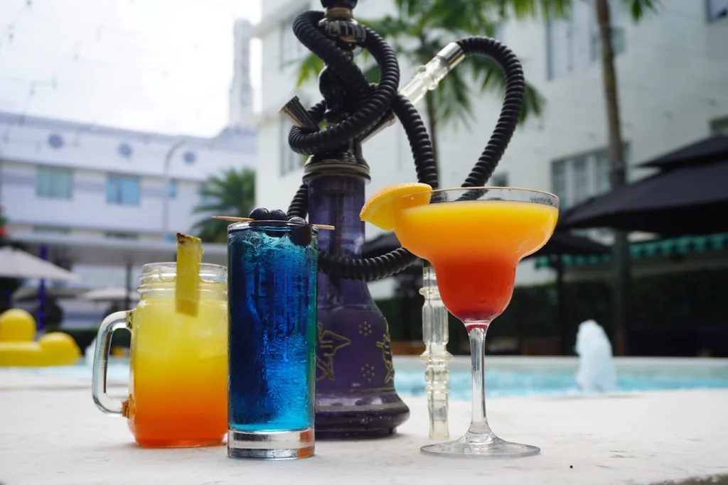 Signature cocktail at SOLA Miami Beach bar