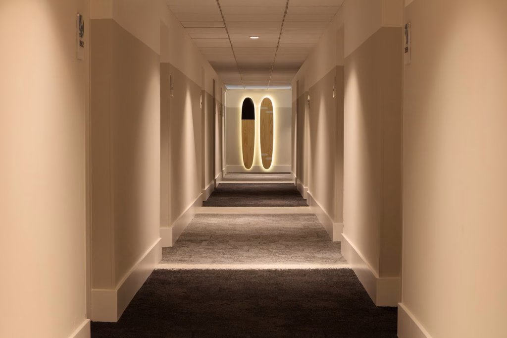 Hallways in Kimpton Surfcomber