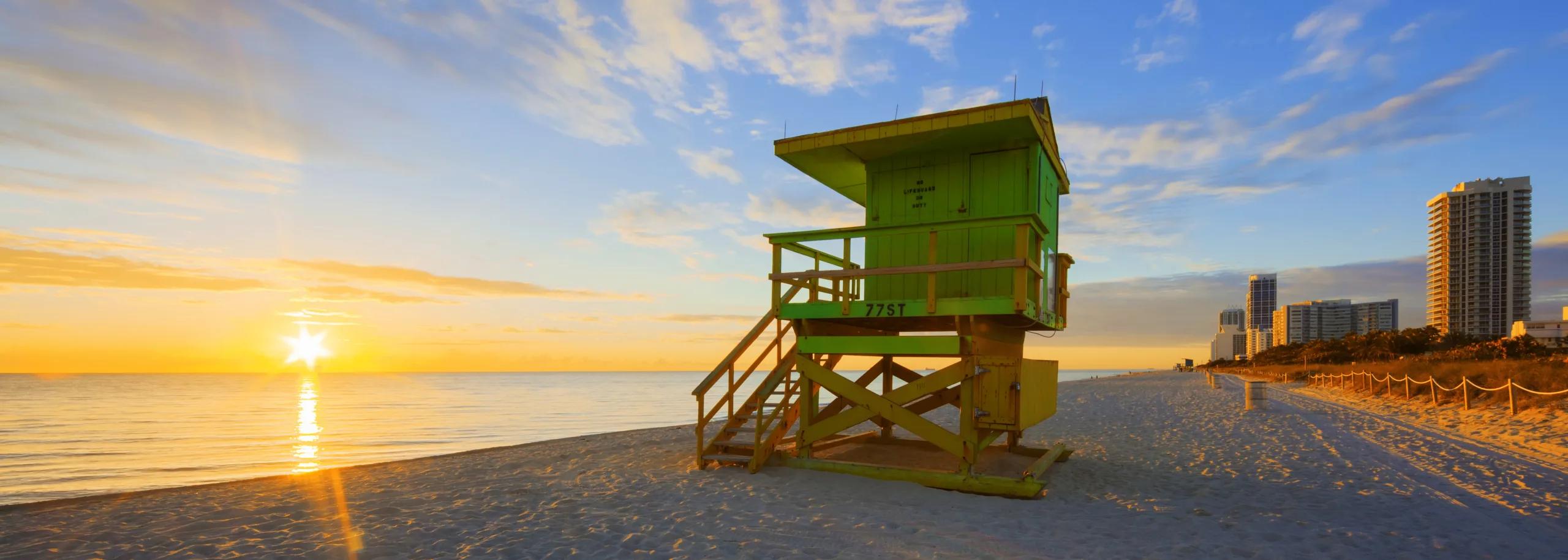 Miami South Beach sunrise Miami South Beach sunrise