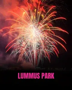 Fireworks at Lummus Park Fireworks at Lummus Park