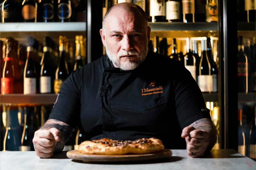 Francesco Martucci, award-winning Italian pizzaiolo and founder of I Masanielli, in his Miami pizzeria
