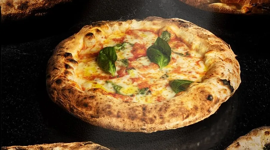 Artisan Neapolitan-style pizza with premium Italian ingredients at Francesco Martucci’s Wynwood restaurant