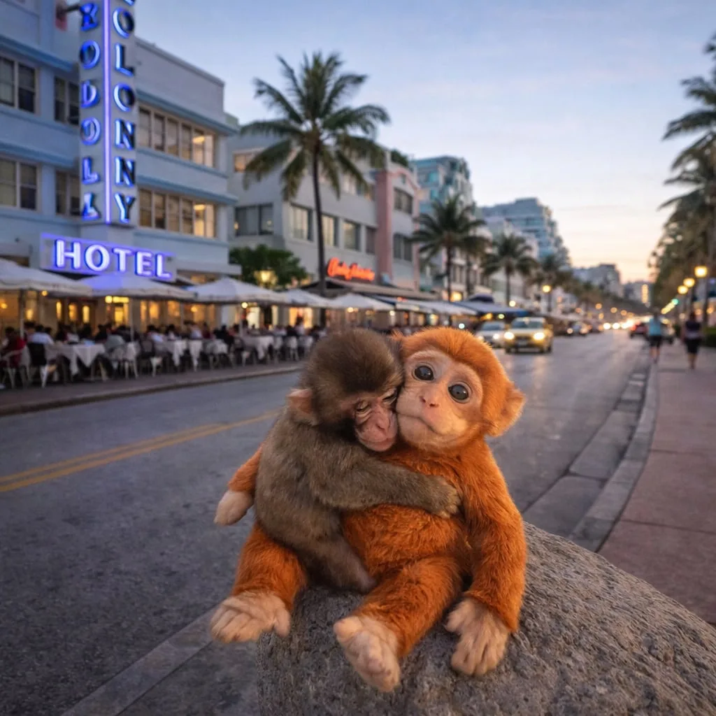 be0b166a-9c17-4e85-9b03-f72cfed812f7 We all love Miami – like Punch the Monkey loves its MAMMA