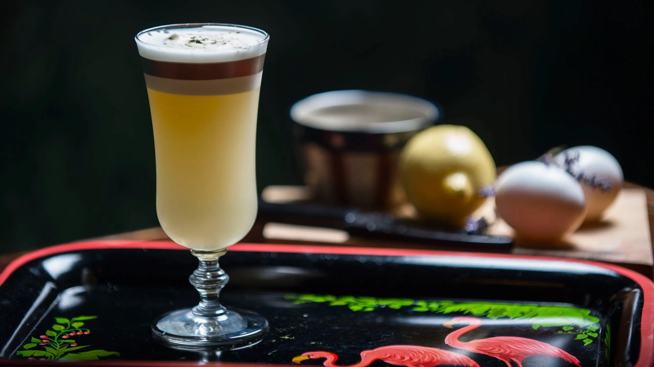 Signature craft cocktail served at Sweet Liberty Drinks & Supply Company during happy hour in Miami Beach