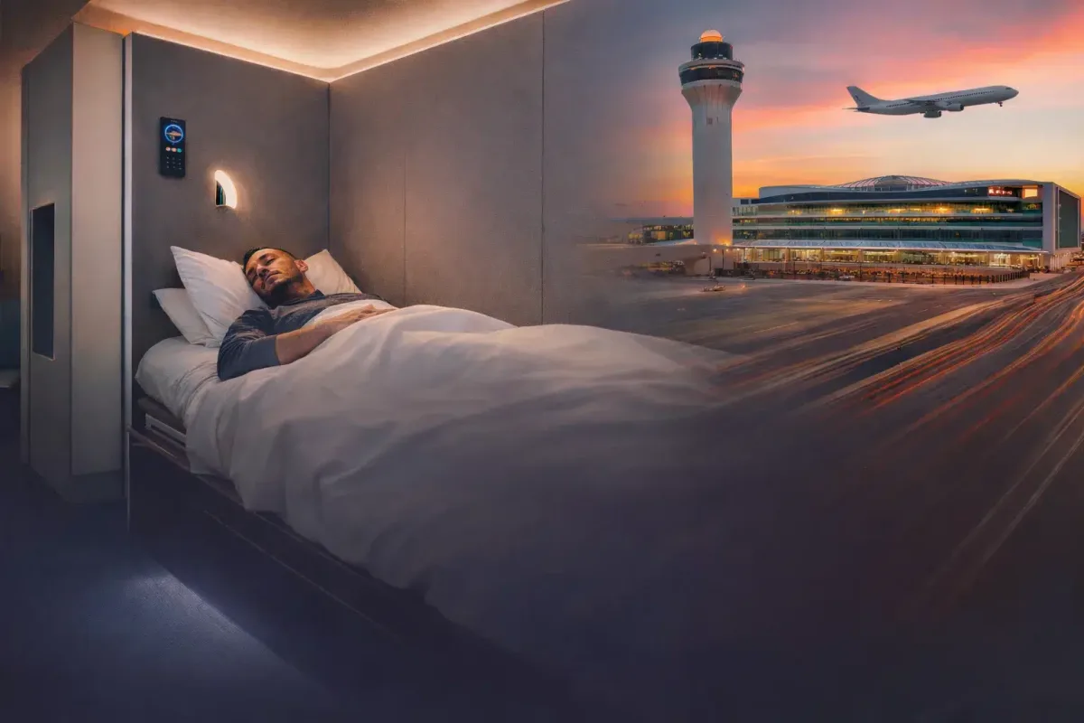 MIA Wait n Rest Sleep Rooms at Miami Airport MIA Wait n Rest sleep rooms at Miami International Airport offering private rest spaces for travelers