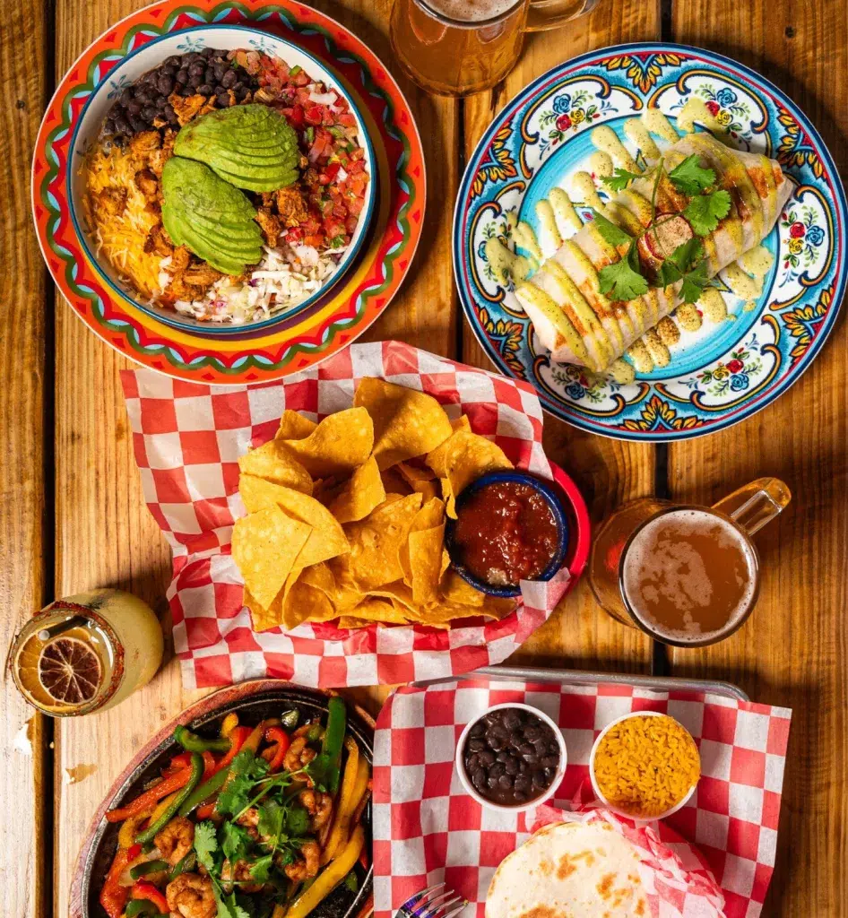 Tacos served at Taco Taco in Miami Beach, filled with fresh ingredients and presented in a casual, vibrant style.