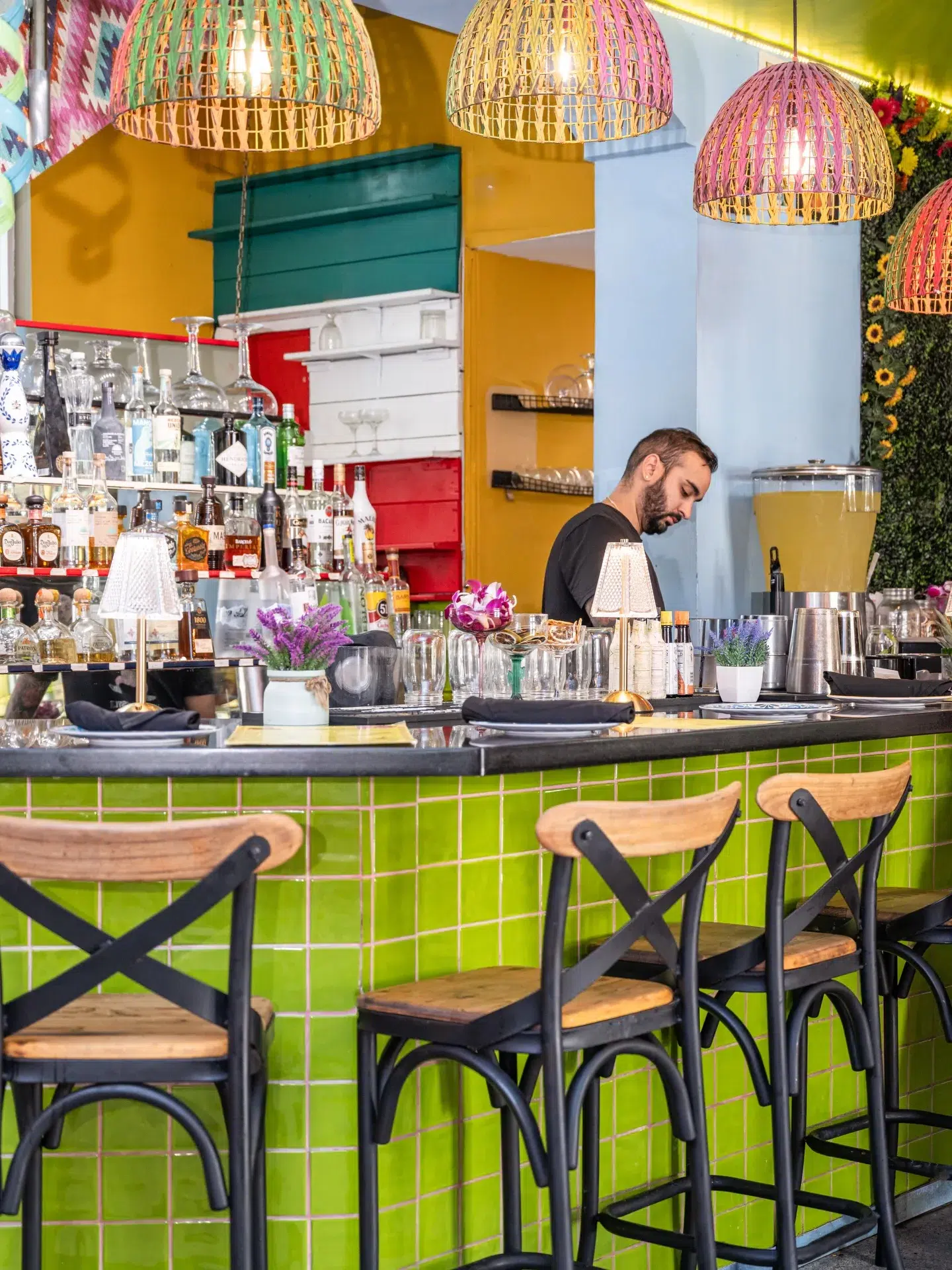 taco-taco-miami Taco Taco in Miami Beach with a lively, casual atmosphere, colorful details, and a fun late-night dining vibe.