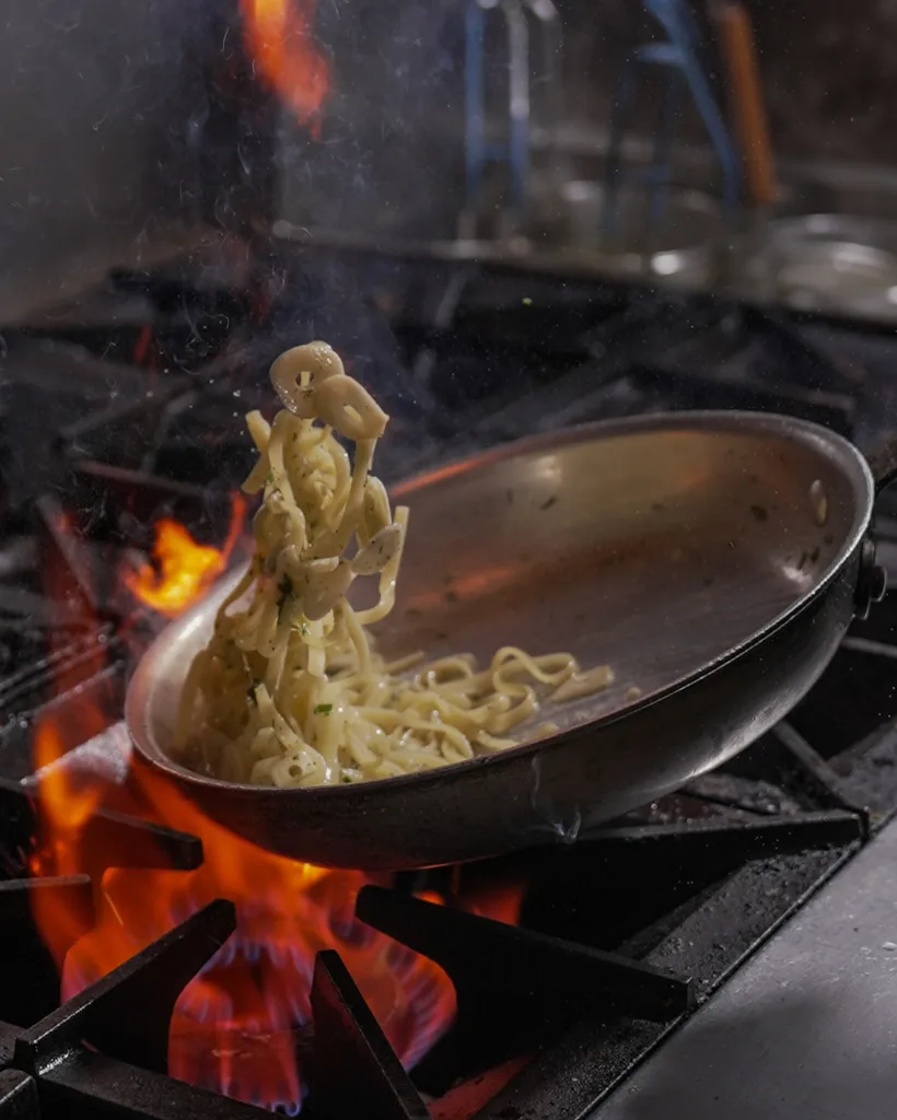 Fresh pasta served at Casa Isola in Miami Beach
