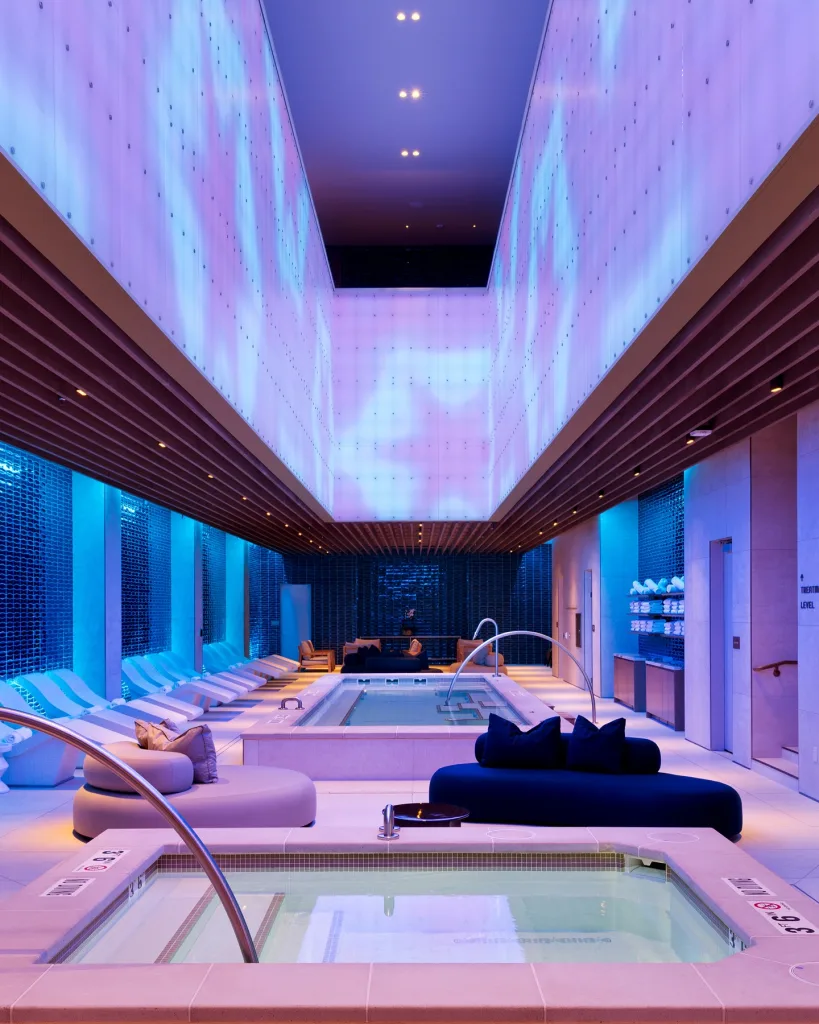 Relaxing hotel room at Fontainebleau Miami Beach