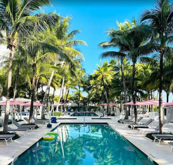 Pool area at Grand Beach Hotel Miami Beach