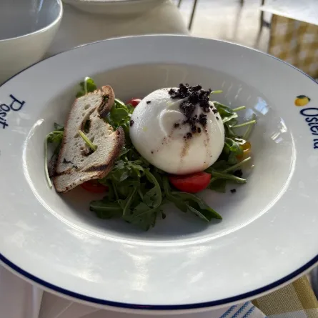 Italian meal at Osteria Positano in Miami Beach served in a cozy setting