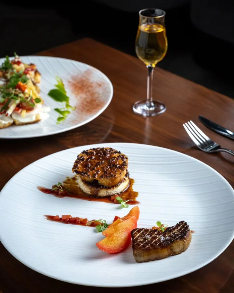 Lunch at Sérêvène in Miami Beach with stylish modern presentation